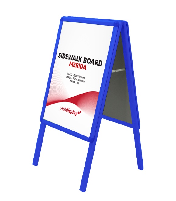 Merida Aluminum Advertising Easel - 700x1000mm, Ral 5005