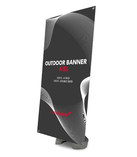 Kiel Outdoor X-Banner with Refillable Base - 1 side