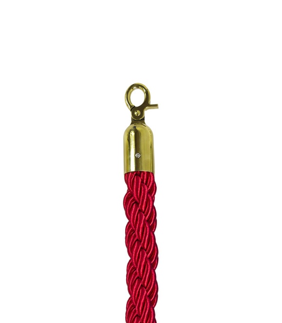 Cordon Tressé Elegance Blanc/ficelle Rouge – 6mm X 100 Yards – Macramé, Artisanat