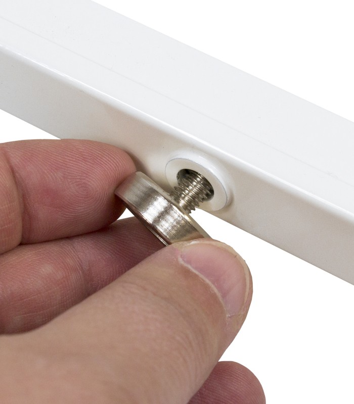 Pack De 2 Supports Télécommande Magnétiques Avec Corde à Ressort - Fixation Murale Anti-Perte - Noir