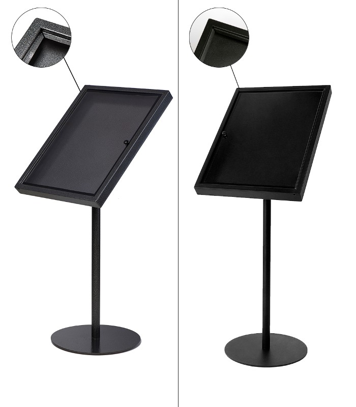 Restaurant Menu Board Livorno - A4x4, Matte Black