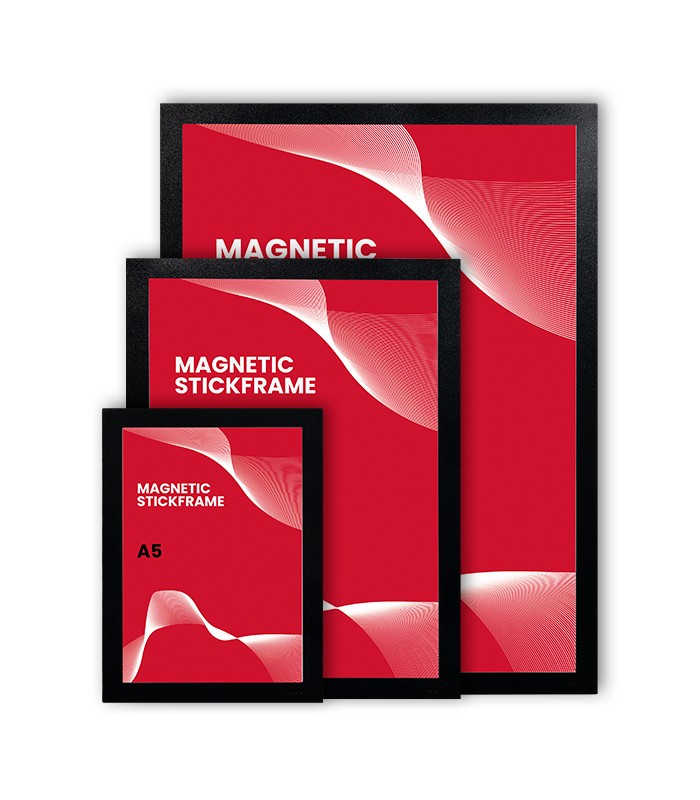 Sticky Frame Adhesive Frame with Magnet Stickframe - A5 Pack 10 Units