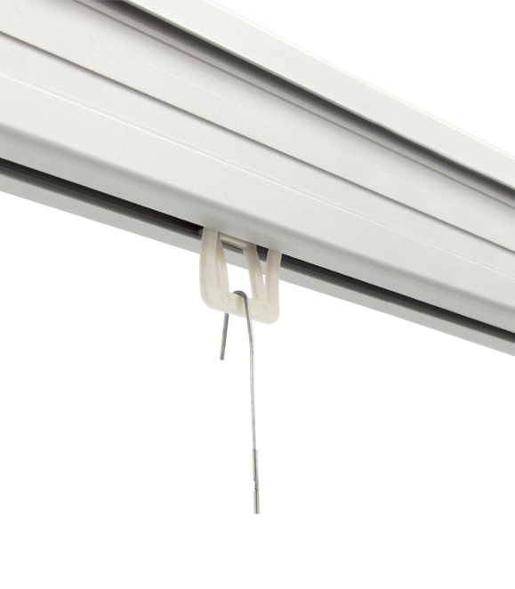 thumbnail image 2 of Zonon 50 Pack 6 Inch Stainless Steel Ceiling Hooks - Double C Hooks For Hanging Banners, Posters & Signs 2 of 9