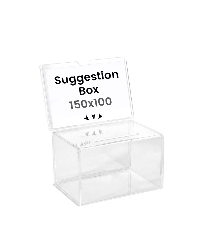 Urne De Vote Transparente Avec Serrure - Capacité 300 Bulletins - Plexiglas 30/10 - Dimensions 25x25x25 Cm - Fabriqué En France - 7